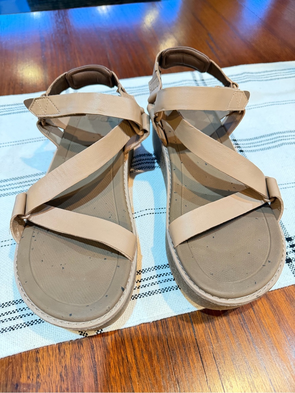 Teva Women's Beige Strappy Sport Sandals